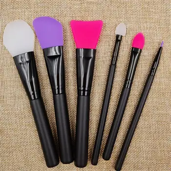 

6PCS Professional Silicone Mask Brush Beauty Tool Soft Facial Mud Mask Applicator Women Skin Face Care Tools Make Up Brush