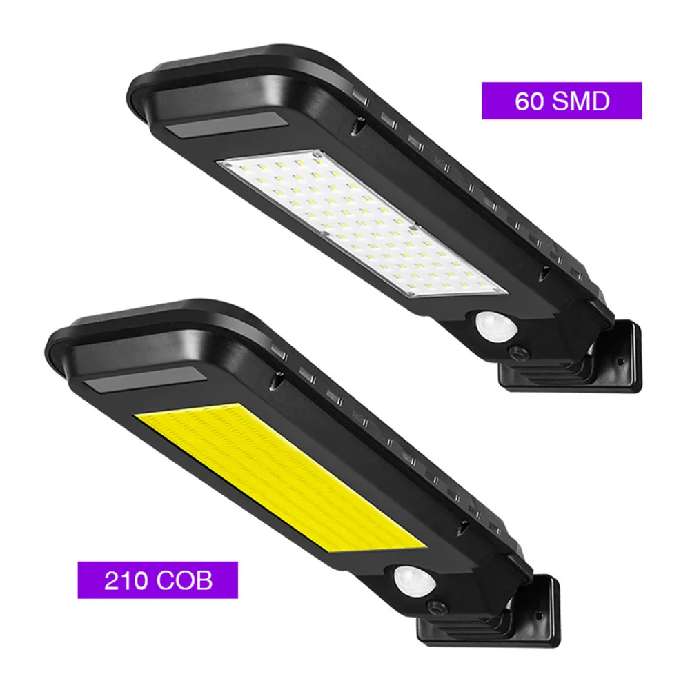 Водонепроницаемый уличный светильник с датчиком движения 40/60/100/210 светодиодов на