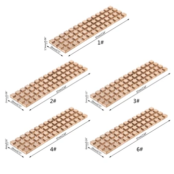 

Copper Heatsink Thermal Conductive Adhesive For M.2 2280 PCI-E NVME SSD Radiator