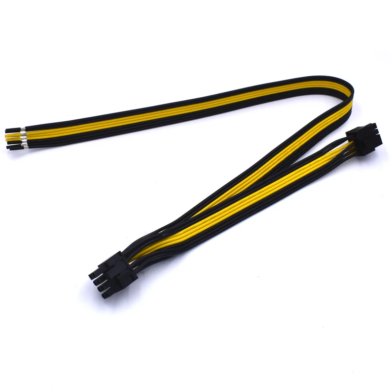 Видеокарта для ПК с двойным PCI E кабелем питания 18AWG 8(6 + 2)|Компьютерные кабели и