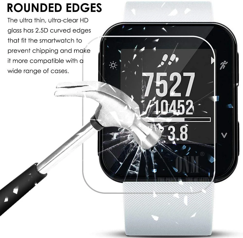 9H Premium Tempered Glass For Garmin Forerunner 35 Screen Protector for Garmin Forerunner 35 Film smart watch Accessories