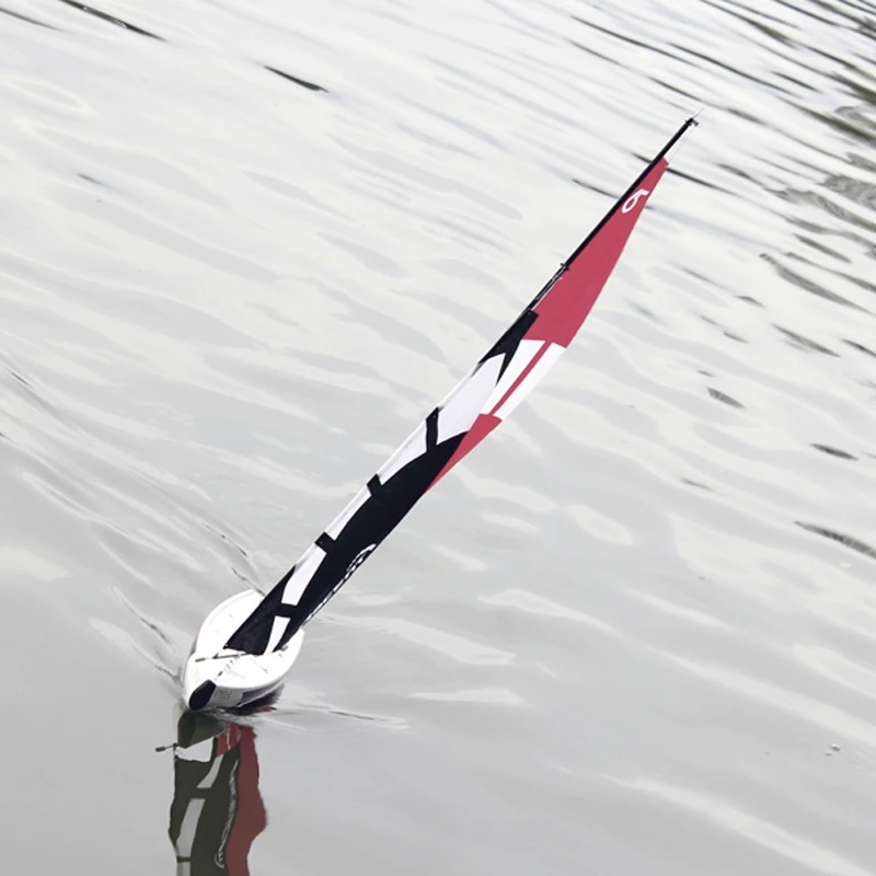 53” Inch Large Remote Control Sail Boat Compass Pre-assembled Wind Power 2.4G Electric Boat RC  Boat for hobby boys adults (S) 5