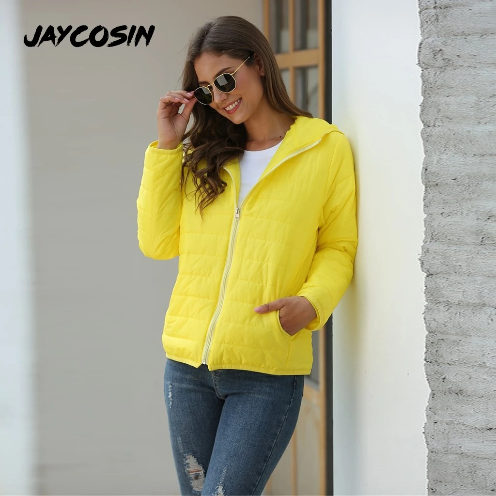Женский длинный пуховик JAYCOSIN женская модная зимняя куртка с капюшоном теплый