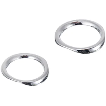 

For Toyota Chr C-Hr 17-18 2Pcs Abs Silver Front Fog Light Lamp Cover