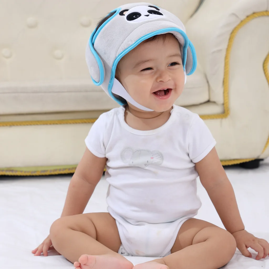 Infant Baby Kids Safety Helmet Cap Toddler Walking Crawling Head Protective Hats 