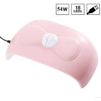 

54W LED UV Nail Lamp USB Nail Dryer Nail Gel Curing Tool with Timer Auto-sensor For Curing Gel Polish Nail Manicure Set