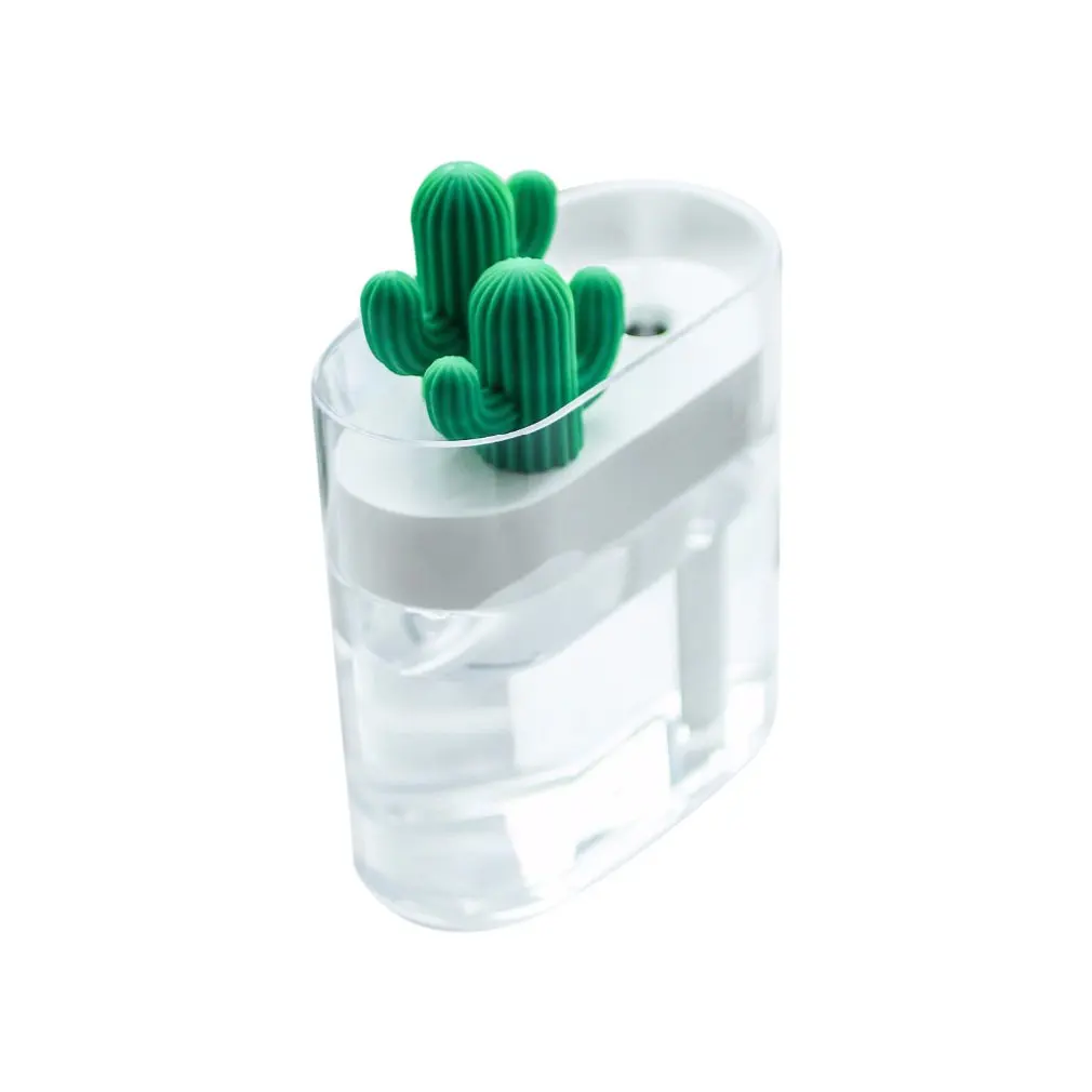 

Cactus Usb Humidifier Mini Air Humidifier With Colorful Led Light Essential Oil Diffuser Home Office