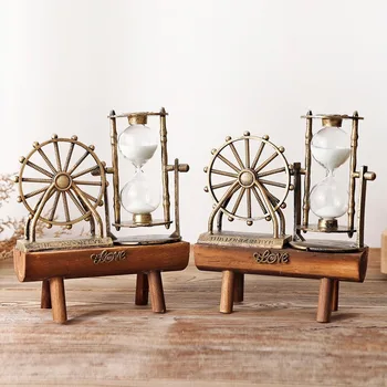 

Retro Hourglass Decoration Home Creative Ferris Wheel Quicksand Timer Crafts