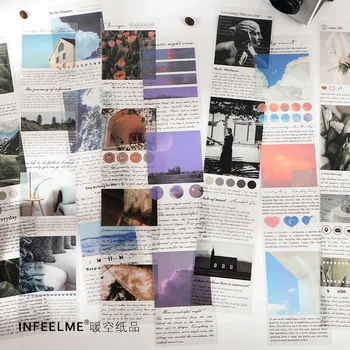 

1 Roll Vintage Washi Tape Translucent PET Everyday Lens Series Masking Tape Phone Case Photo Frame Journal Decorative Tape