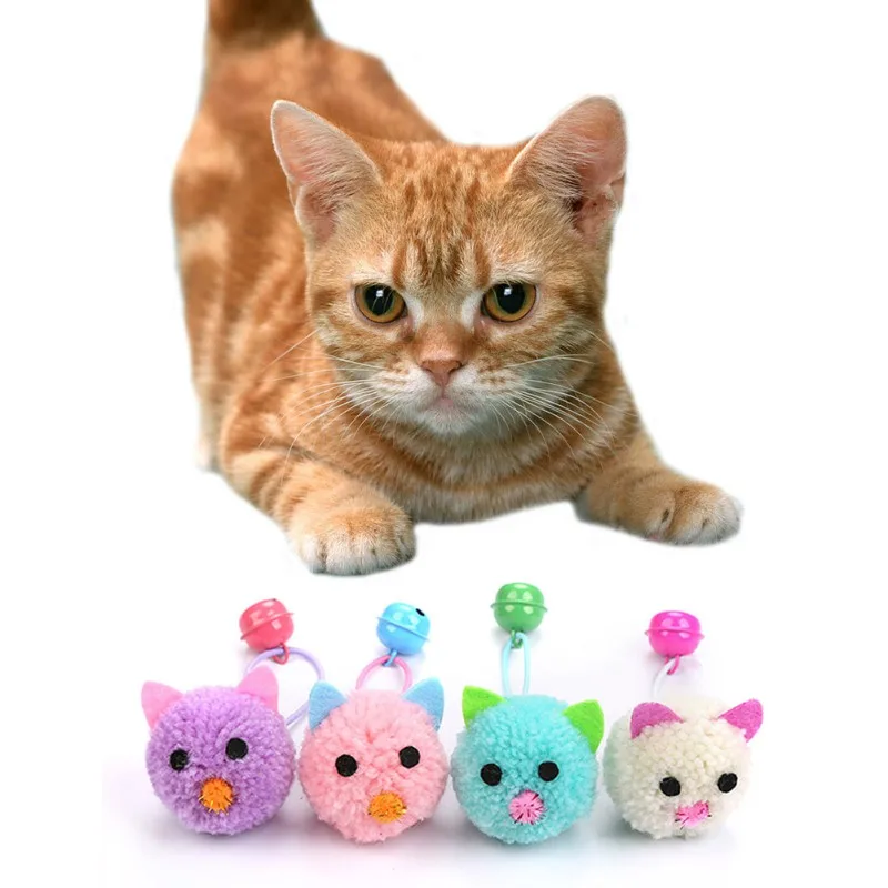 

1PC Funny Pet Vocal Toy With Bell Cute Mouse Shape Plush Toy Interactive Chase Cat Toy Interactive New Training Toy Cat Supplies