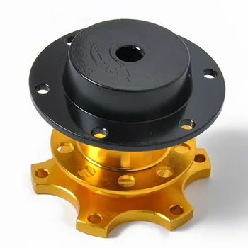 

Universal Quick Release Hub Car Auto Aluminum Alloy Gold With Screw Parts