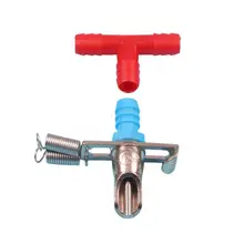  5 Sets Drinking Water Mouth  Easy To Use Automatic Double Springs Pet Supplies Bunny Drinker Nipple Dispenser For Rabbit Cage 