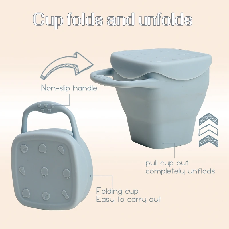 Let's Make 7pcs/set Silicone Baby Feeding Tableware Set Silicone Toddler Cup Bowl Food Plate Feeding Training Children Dishes