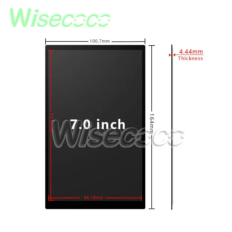 Polegada de Alta Definição Tft Lcd Ips Display 1200x1920 Tftmd070021 com Mipi Controle Driver Board Usb Painel de Toque 7 Painéis e LCDs p/ tablet - Imagem 4