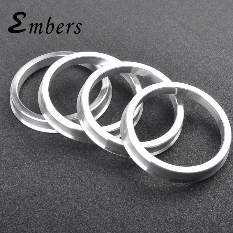Anillos Centradores Ruedas Anillos Centradores X AUTOHAUX 67.1 A 65.1 Mm - Aleación Aluminio, Pack 4 Unidades Adaptador Ruedas Coche