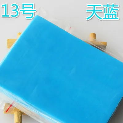 56 Color Soft Clay Dry Polymer Children's Toys Plasticine Safe and Non-toxic Colorful Lightweight Clay Gifts for Boys and Girls - Цвет: C13 Sky Blue