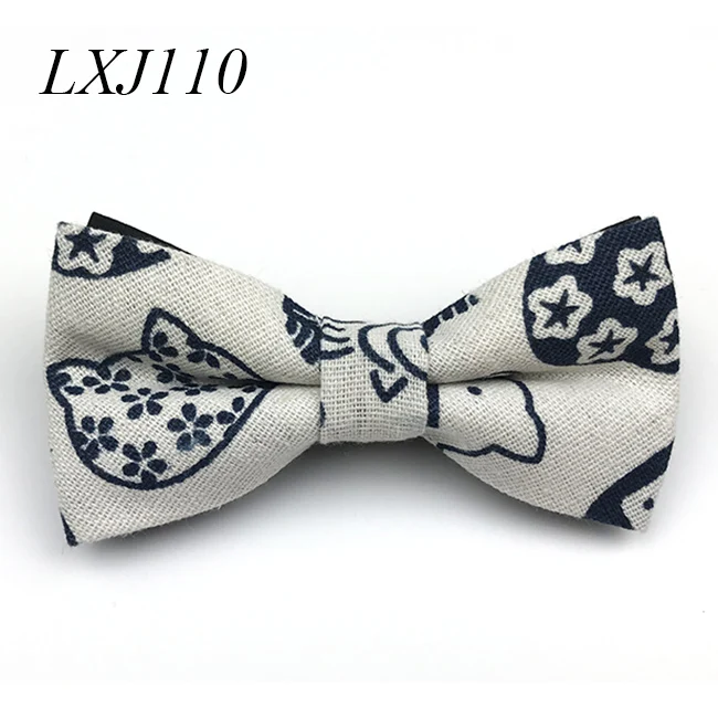 Bowtie 15 Новое поступление хлопок из разной Ткани Цветной Мультфильм Лук мужской галстук галстуки - Цвет: Bowtie 15