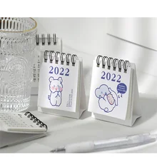 1 pièce 2022 Mini papeterie de décoration de calendrier de bureau créatif mignon fournitures scolaires