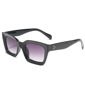 

2020 Fashion new arrivals unisex square big frame custom glasses PC sunglasses ce for men UV400