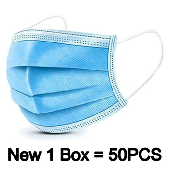 

Brand New Free Shipping Safety Survival disposable face mask 1 box 50pcs
