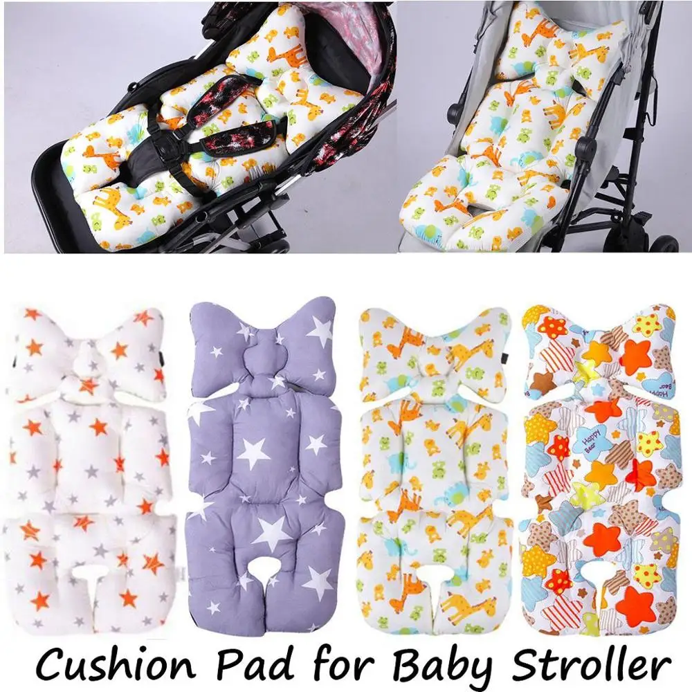 

Baby Stroller Cushion Seat Cover Fashion Printed Pad Cotton Breathable Soft Mattress Baby Stroller Mat Pram Stroller Accessories