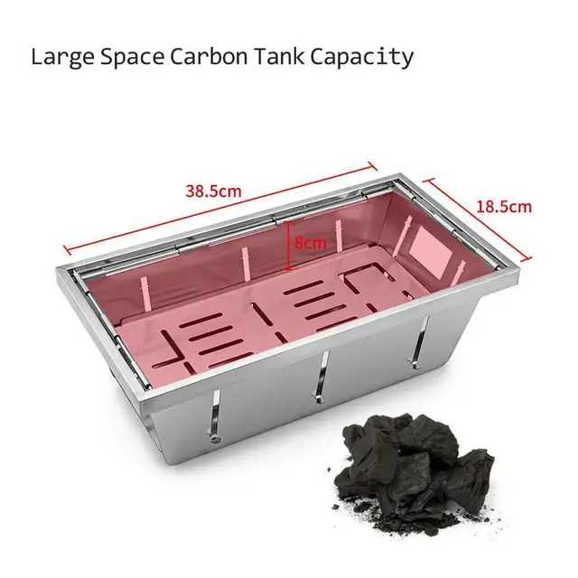 Naturehike Összecsukható Grill Kültéri Mini Piknik Háztartási Faszén Nyárs Kemping Kályha - Image 4