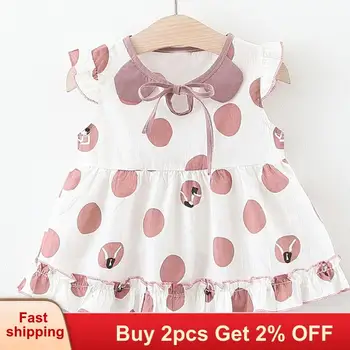 

Baby Dress Summer Girls New Print Pattern Princess Outfits Baby Birthday Clothing Toddler Newborn Baby Girls Cute Dresses