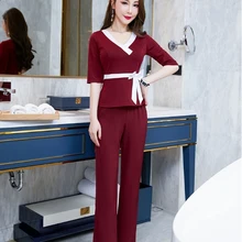 Медицинская Униформа китайский стиль косметолога скрабы спа салон массаж Униформа оздоровительный клуб отель красота комплект спецодежды костюм