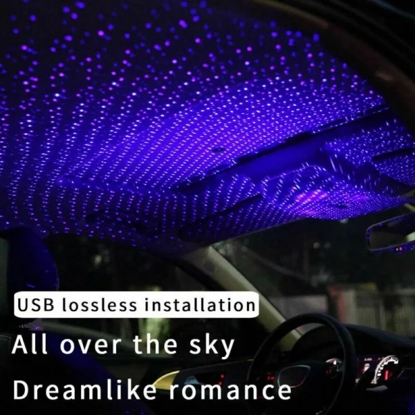 Neue USB Auto Innen Dach Atmosphäre Sky Starry Lampe Licht LED