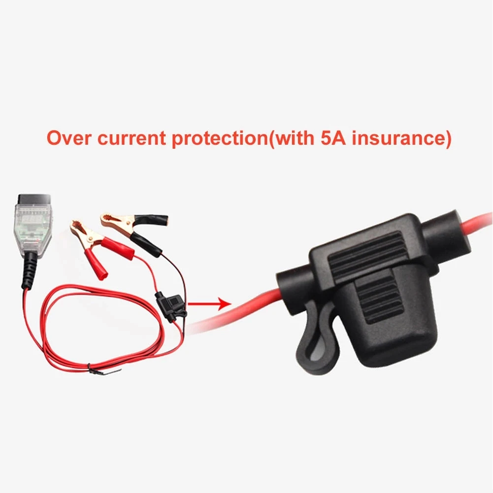 Universal Car OBD2 ECU Connector Battery Saver Auto ECU Memory Savers Automotive OBD 2 Emergency Electrical Plug Car Fuel Save