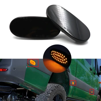 

2/6X Amber LED Side Marker Light Repeater Indicator Turn Signal Panel Lamp For Benz Sprinter W906