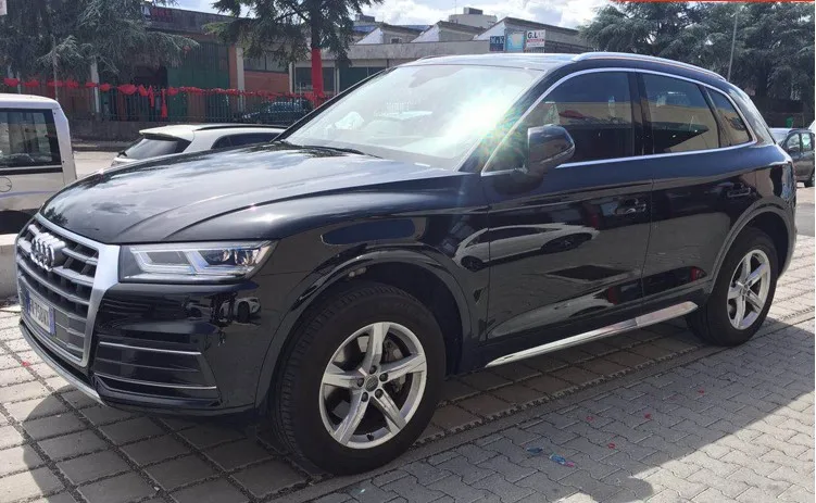 Для Audi Q5 2019 ABS Хромированная Боковая дверь Молдинг для тела отделка юбка