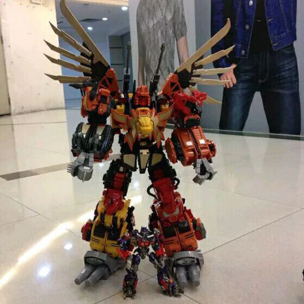 JinBao трансформация G1 MMC Predaking Feral Rex Predacons 6в1 негабаритных Обновление издание экшн-фигурка робот-игрушки