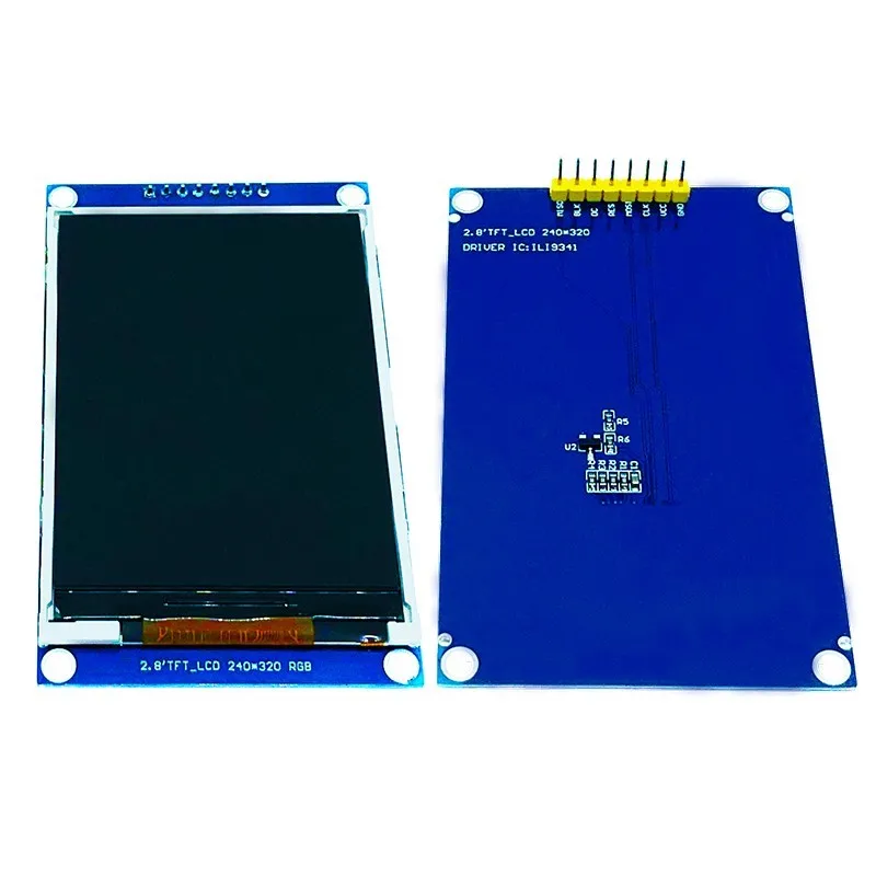 SPI module 240320 2.8 inch TFT LCD display ILI9341 18Pin 0.8mm spacing 51 STM32 super wide viewing angle 4 wire SPI interface lcd display module,display module