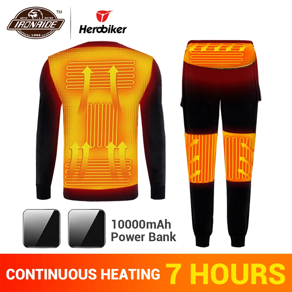 Heating Motorcycle Jacket Men Heated Underwear