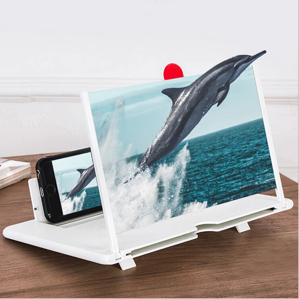 12 inch Mobile Phone Screen Magnifier Foldable 3D HD Video Amplifier