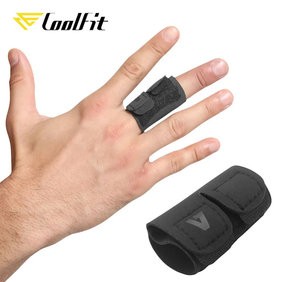 

CoolFit 1PCS Finger Splint Wraps Adjustable Finger Brace Finger Guards for Arthritis Sport Finger Support Sleeves Protector
