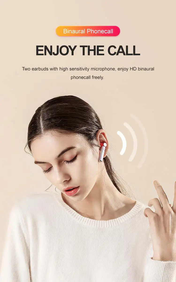 LEORY D018 TWS bluetooth 5,0 наушники 3D стерео бас Binaura вызов мощность дисплей Спорт Мини гарнитура с микрофоном для Xiaomi huawei