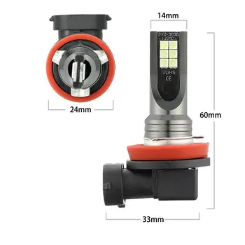 

H11 LED Headlight 20000LM Fog Light 8000K Blue Driving Lamp 360 Degrees