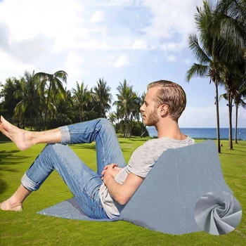 Aqumotic Tri Angle Cushion Inflatable Sex Ground Blanket Beach Chairs Outdoor Backrest Latex Furniture Beanbag 4