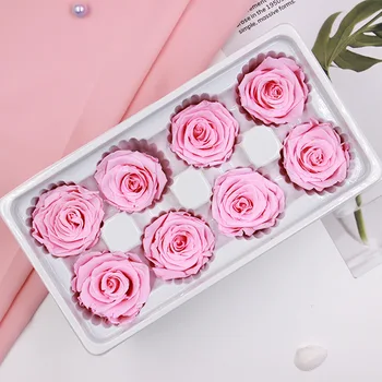 

Eternal Life Dried Preservation mei gui hua tou Christmas Class a 4-5cm Wedding DIY Gift Box Shooting Props