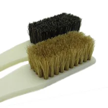 Кисть из свиной щетины черного и белого цвета, мягкие волосы, ручная работа, инструмент для очистки грецкого ореха