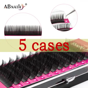 

Abnathy 5Case 12rows/tray russian volume eyelash extensions supplies lashes extension individual eyelashes extensions