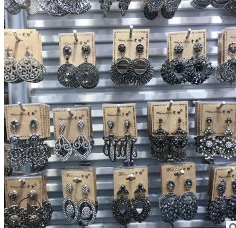 Мода Boho подвеска в форме капли кристалл серьги для женщин ювелирные изделия серебро помолвка вечерние серьги