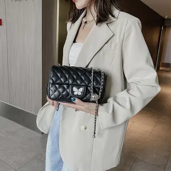 

Women's Handbag 2020 Ladies Luxury Designer Fashion Shoulder Bag Messenger Bag Chain Type High Quality Luxury Small Handbag