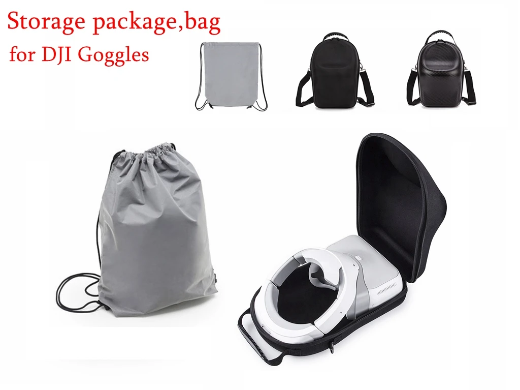 Чехол для хранения для DJI Goggles VR FPV очков Hardshell корпус сумка для переноски водонепроницаемый нейлон PU сумка на плечо для DJI FPV Goggles