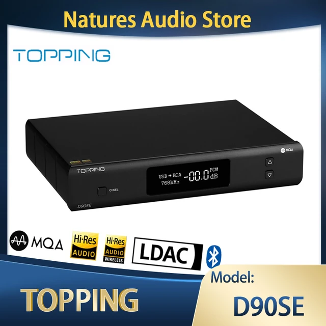 TOPPING D90SE ES9038Pro D90 se HIFI MQA DAC IIS Bluetooth 5.0