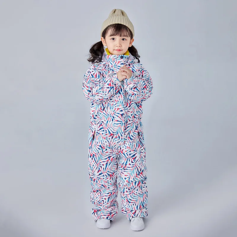 as picture Dollplus/детский лыжный комбинезон; лыжная куртка для сноуборда; спортивная одежда для мальчиков и девочек; комплект зимних штанов; комплект одежды - Цвет: as picture