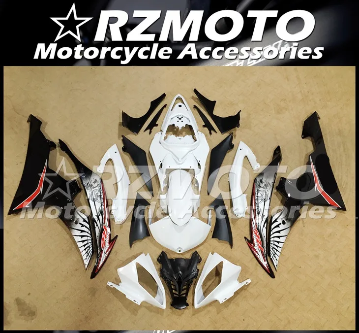 ABS мотоцикл обтекатель комплект для YAMAHA YZF R6 2008- год кузов литьевая форма Магазин № 1779
