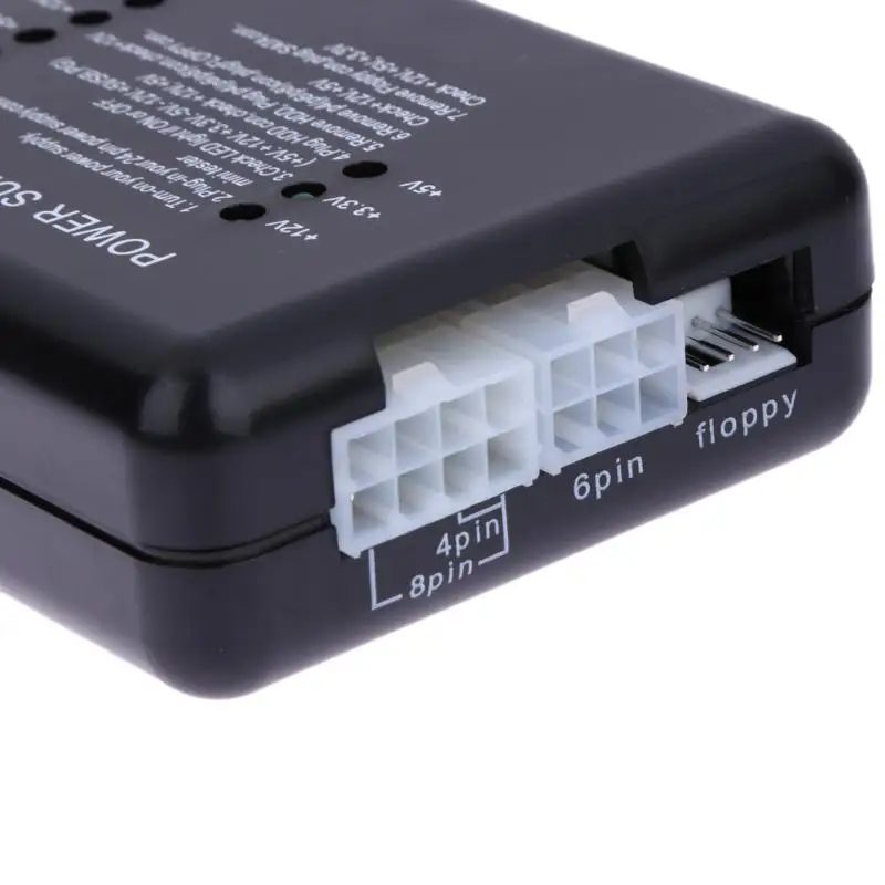 Электрический тестер Checker светодиодный 20/24 Pin для PSU ATX SATA Тестер HDD контрольно-измерительный прибор измерения для ПК Compute оптовая продажа